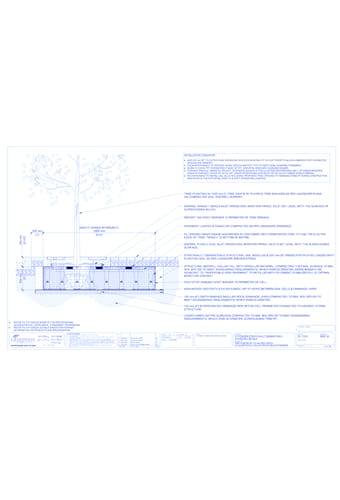StrataVault™ Tree Planting w/ Duraplate™ 1500 mm Tree Grates - 600 mm Depth Soil Cells w/ Irrigation and Root Barrier (Snorkil)