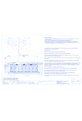 StrataVault™ Tree Planting w/ Duraplate™ 1500 mm Tree Grates - 800 mm Depth Soil Cells w/ Irrigation and Root Barrier (Distribution)