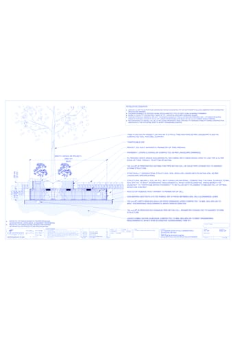StrataVault™ Tree Planting w/ Raised Planting - 425 mm Depth Soil Cells w/ Irrigation and Root Barrier (Distribution)