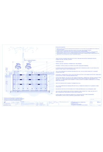 StrataVault™ Tree Planting w/ Raised Planting - 1400 mm Depth Soil Cells w/ Irrigation and Root Barrier (Distribution)
