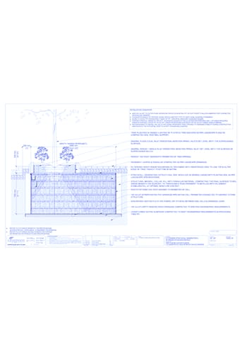 Stratacell™ Tree Planting w/ Raised Planting - 1500 mm Depth Soil Cells w/ Irrigation and Root Barrier (Snorkil)