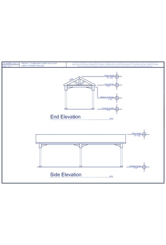 10' Wide - A-Frame Vinyl Pavilion