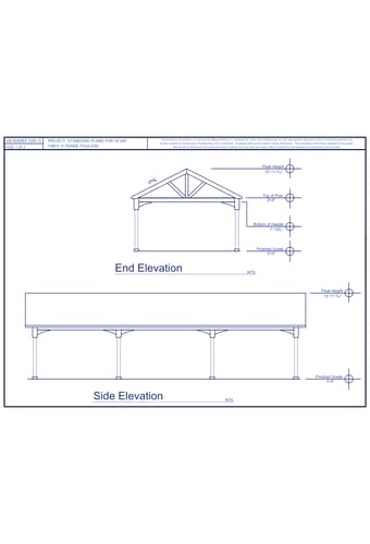 16' Wide  - A-Frame Vinyl Pavilion