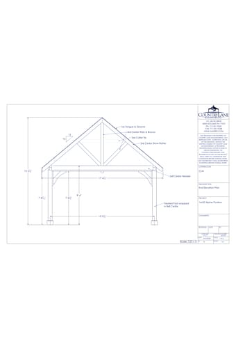 16' Wide - Alpine Pavilion