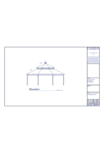 8' - 24' Wide - Octagon Vinyl Gazebo