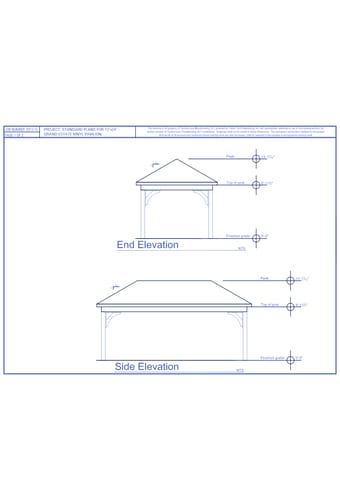 12' Wide - Grande Estate Vinyl Pavilion