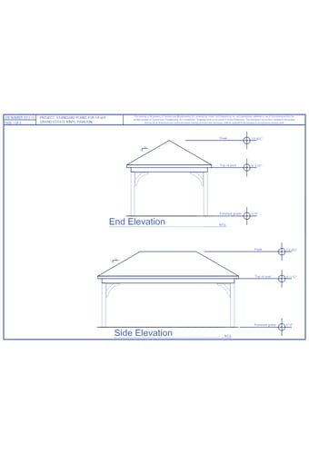 14' Wide - Grande Estate Vinyl Pavilion