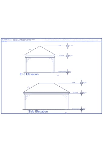 16' Wide - Grande Estate Vinyl Pavilion