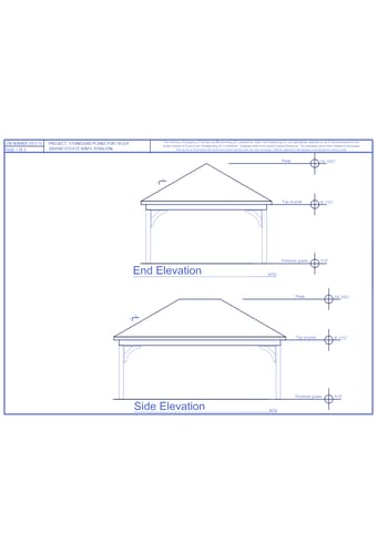 18' Wide - Grande Estate Vinyl Pavilion
