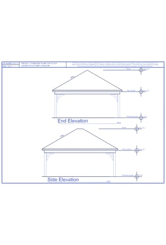22' Wide - Grande Estate Vinyl Pavilion