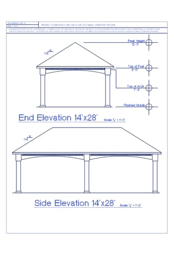 14' Wide - Hampton Pavilion
