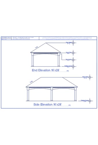 16' Wide - Hampton Pavilion