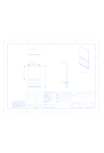 Spectrum Cube Slim Sign Frame