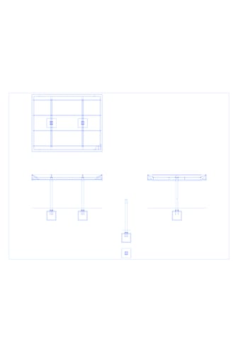 Column Canopy - 30' x 36' x 2'