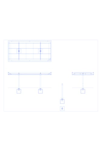 Column Canopy - 24' x 48' x 2'