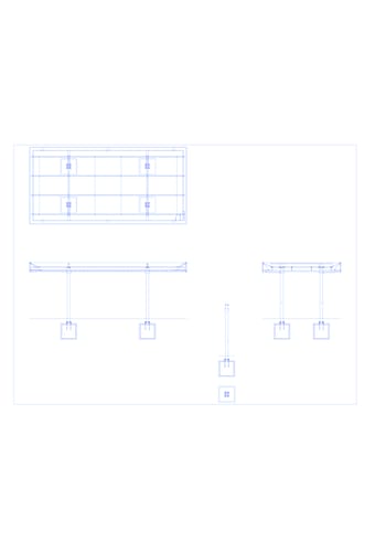 Column Canopy - 24' x 48' x 4'