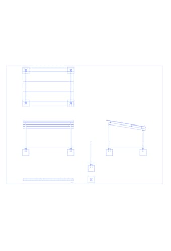 Column Canopy - 28' x 36' x 4'