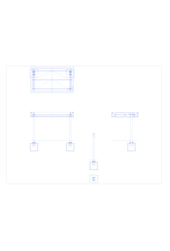 Column Canopy - 16' x 26' x 2'