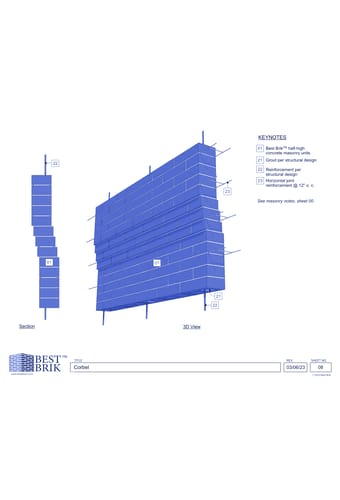 Best Brik Concrete Masonry Units - Corbel