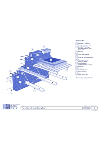 Best Brik Concrete Masonry Units - Top of Wall