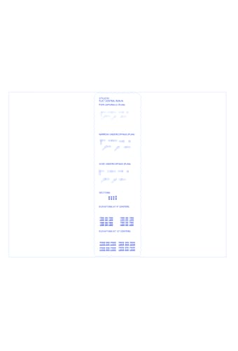 Balustrade Standard Range (FC) Flat Central Run-in