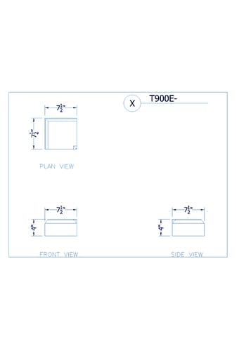 Baluster Plinth (T900 E)