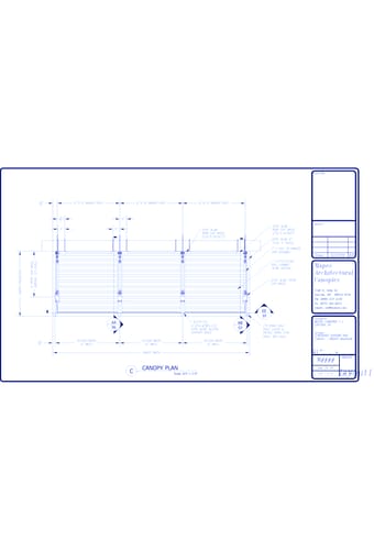 Lumishade Roll Formed Aluminum Canopy: Triple Canopy Plan