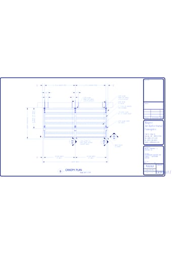 SuperShade Sun Control Aluminum Canopy: Double Canopy Plan
