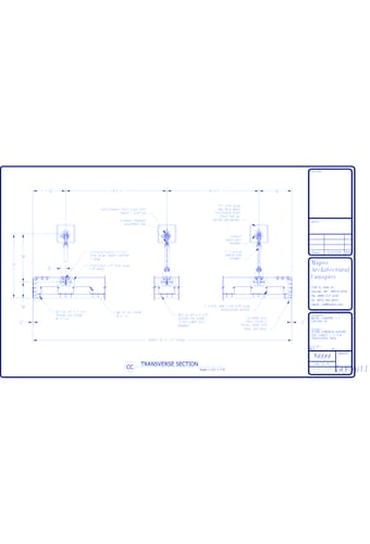 Super Lumideck Hanger Rod Canopy: Transverse Section