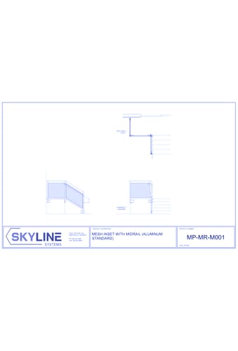 Metal Railing System - Mesh
