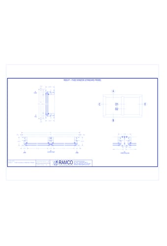 R500-F1 - Fixed Window (Standard Frame)