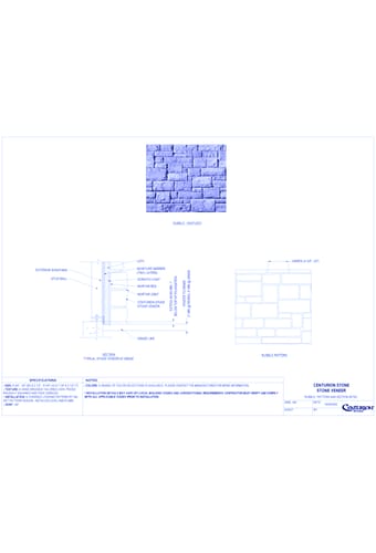 Stone Patterns & Products - Centurion Stone - CADdetails