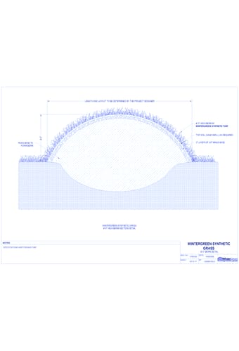 Detail Drawings - WinterGreen Synthetic Grass - CADdetails