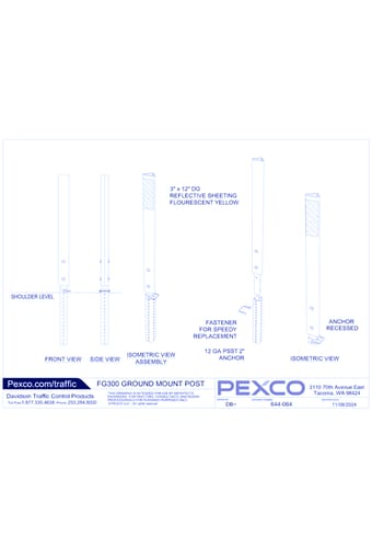 FG 300 Ground Mount Post
