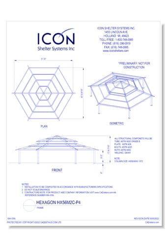 Hexagon HX56M2C-P4 - Frame