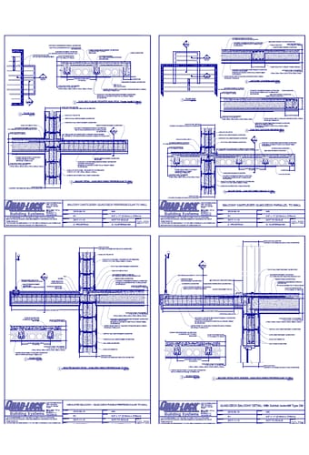 Quad-Deck Floors & Roofs: QD-700s Quad-Deck Cantilevers Balconies