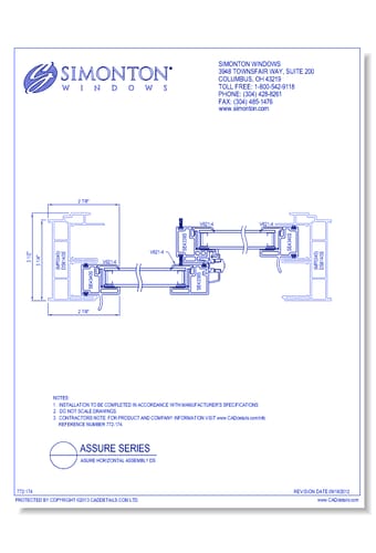 Asure Replacement Product Line: Asure Horizontal Assembly DS