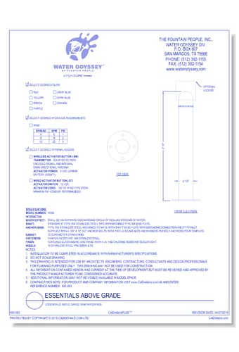 Essentials Above Grade: W040 Water Web 