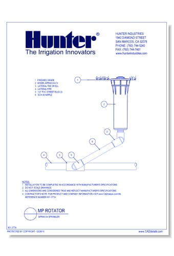MP Rotator - MPR40-04 Sprinkler (1 of 4)