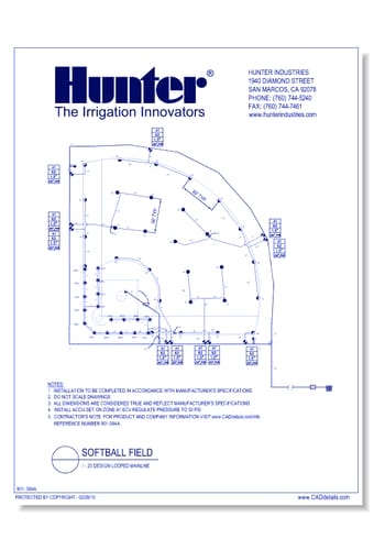 Softball Field - I-25 Design Looped Mainland (1 of 2)