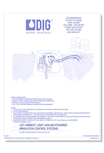 LEIT 4000 Watermark Electronic Module - Battery Version Installation w/ DIG LEIT S-Kit