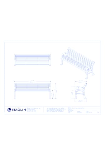 MBE-0310-00104 Bench (MLB310-W)