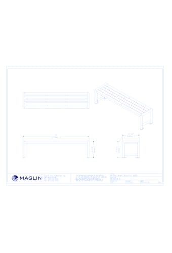 MBE-0400-00013 Bench (MLB400B-W)