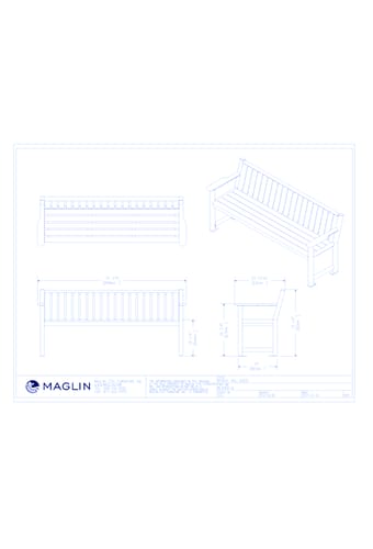 MBE-0400-00048 Bench (MLB400-W)