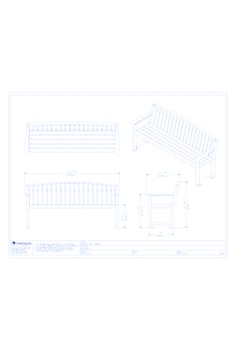 MBE-0450-00008 Bench (MLB450-W)