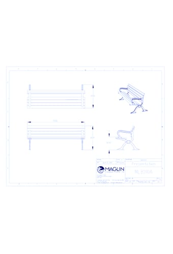 MBE-0100-00115 Bench (MLB100-W-A)