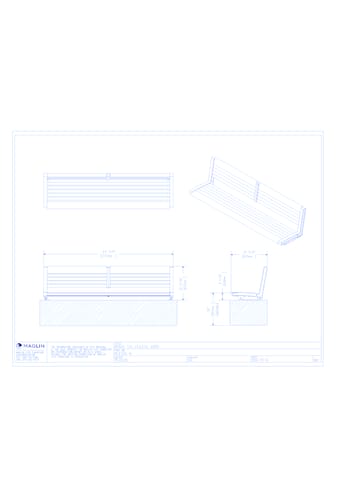 MBE-0720-00011 Bench (MLB720L-W)