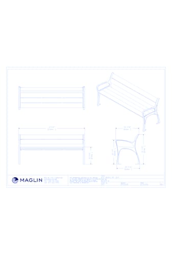 MBE-0870-00025 Bench (MLB870-W)