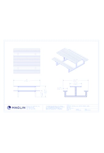 MTB-0210-00040 Picnic Table (MLPT210-S-W)