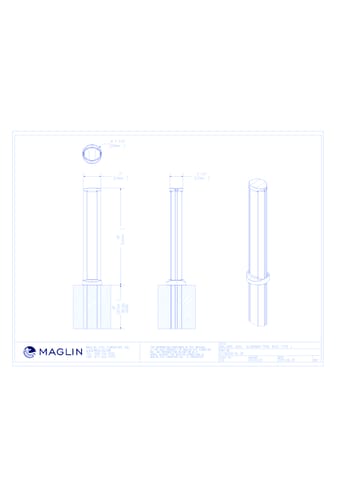 MBO-1600-00001 Bollard (SCTB1600-AL-B1)